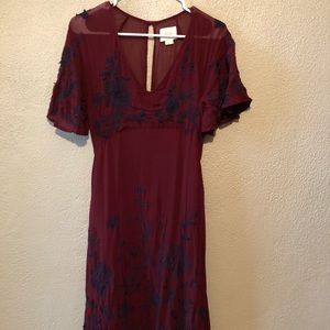 Anthropology MaEVE Mid-Length Dress